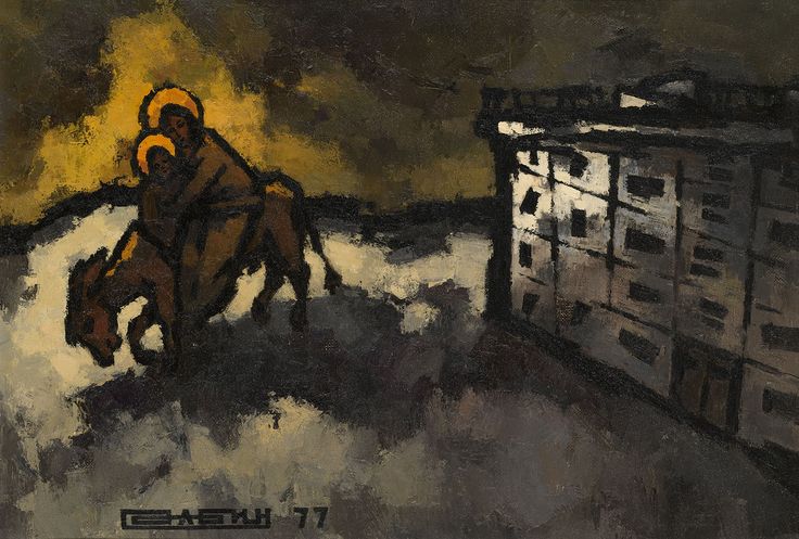 Flight to Egypt by Oscar Rabin