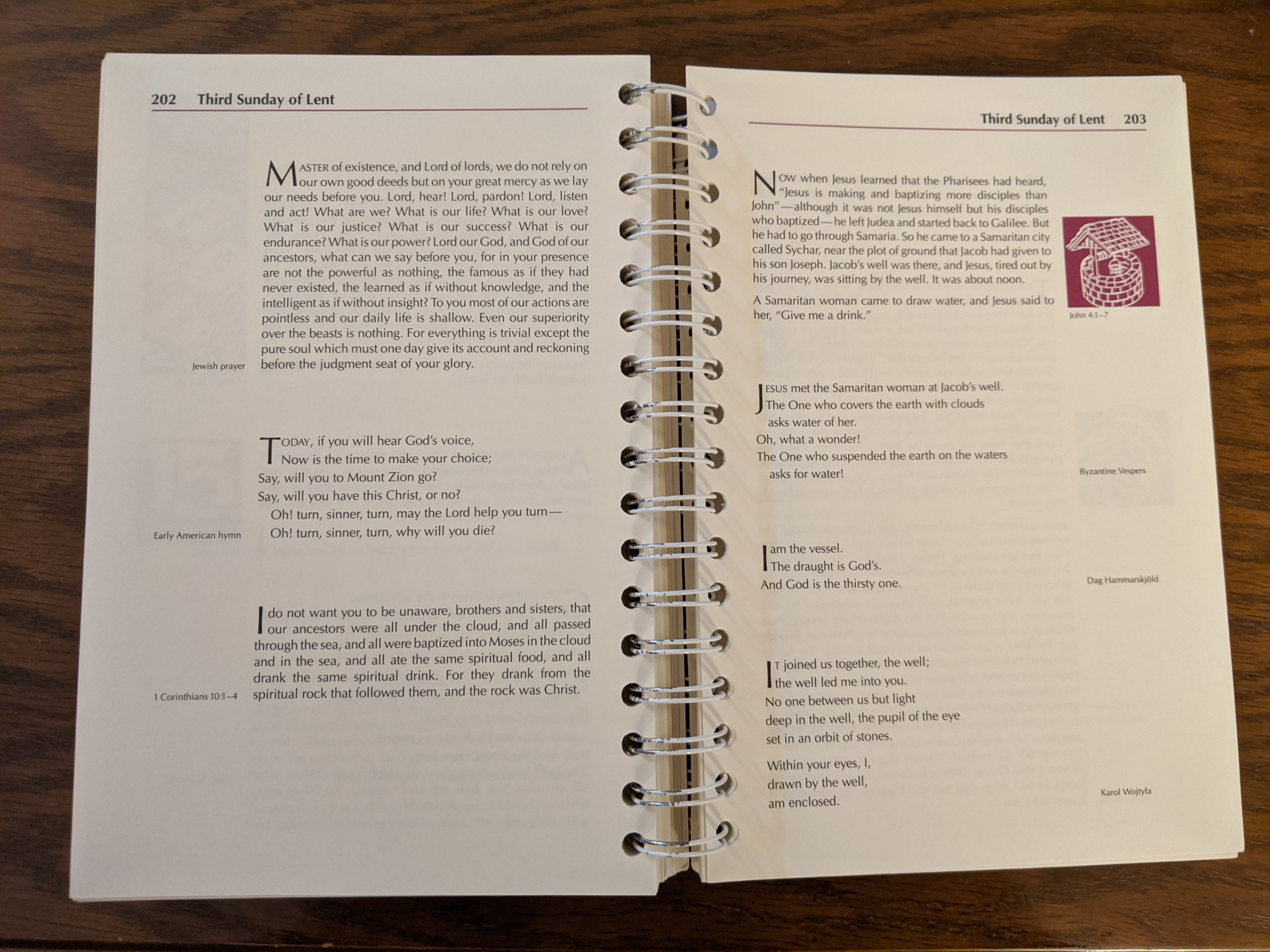 A Lent Sourcebook sample spread