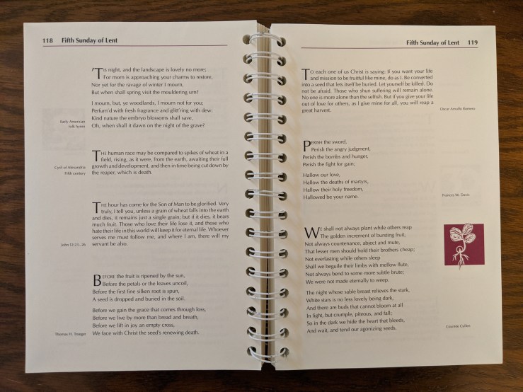 A Lent Sourcebook sample spread