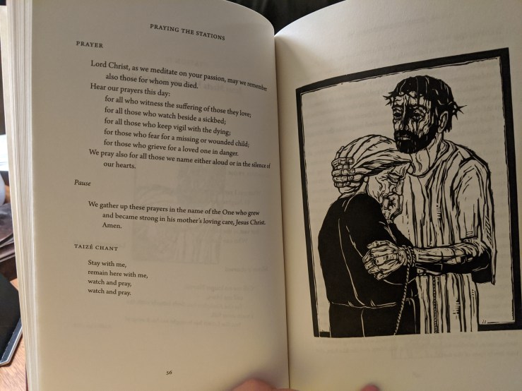 Praying the Stations of the Cross book