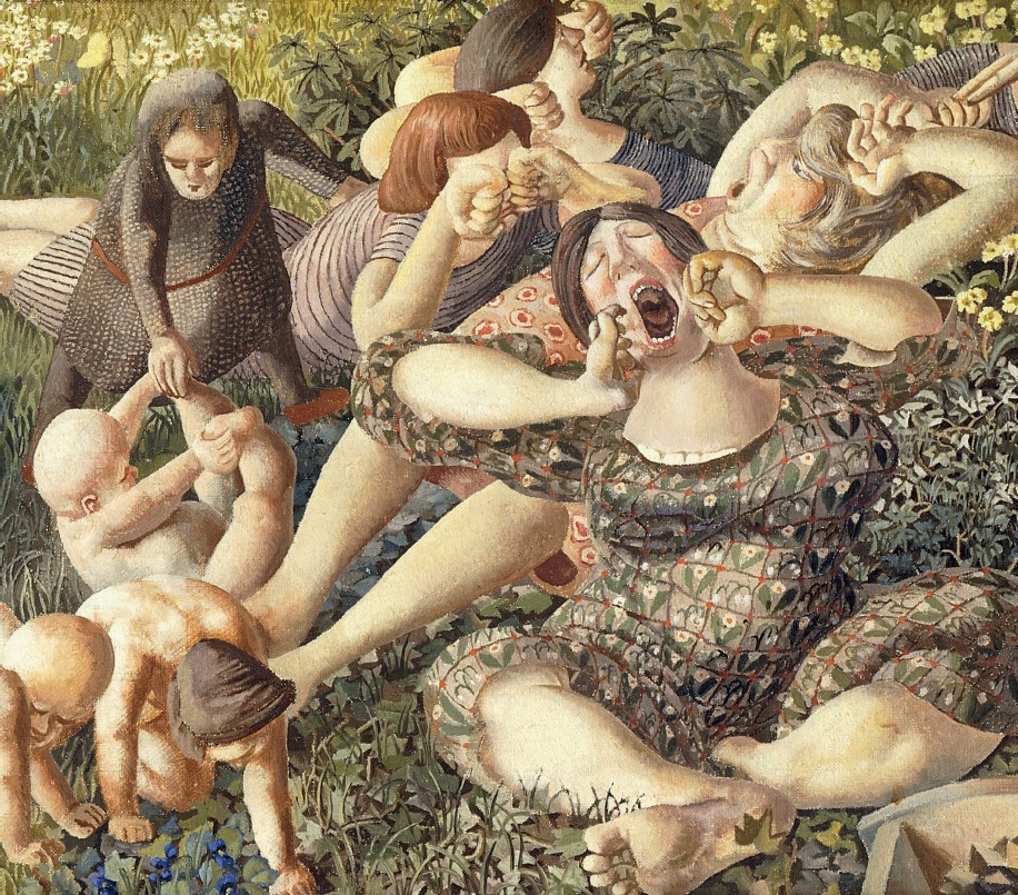 Spencer, Stanley_The Resurrection (Waking Up) (detail)