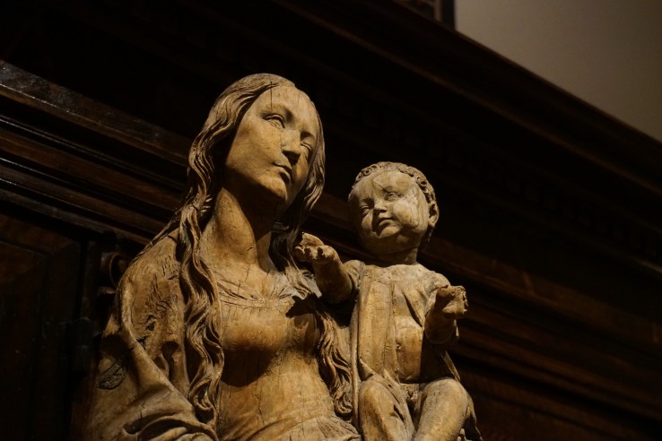Riemenschneider, Tilman_Virgin and Child (detail)