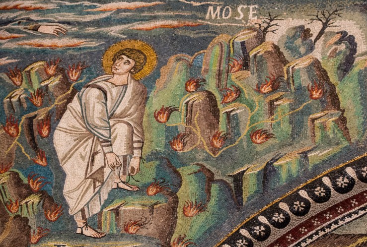God Calling Moses (San Vitale)