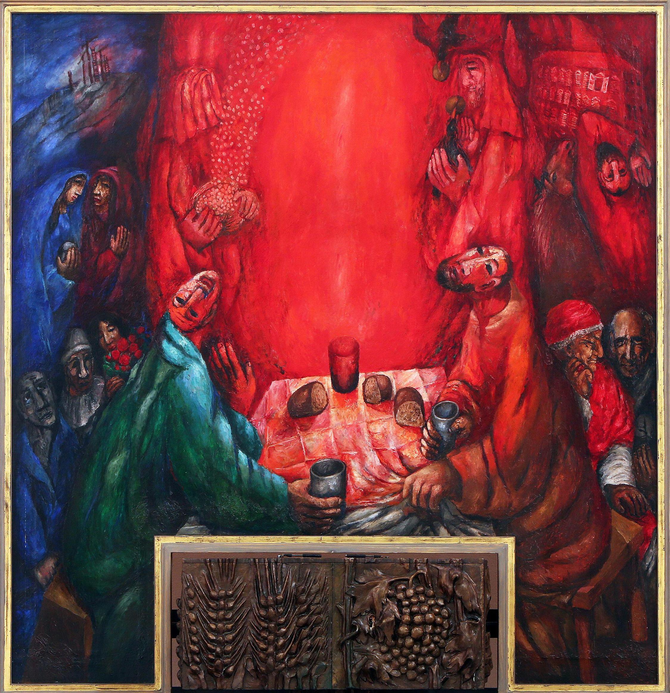 Supper at Emmaus by Sieger Koder