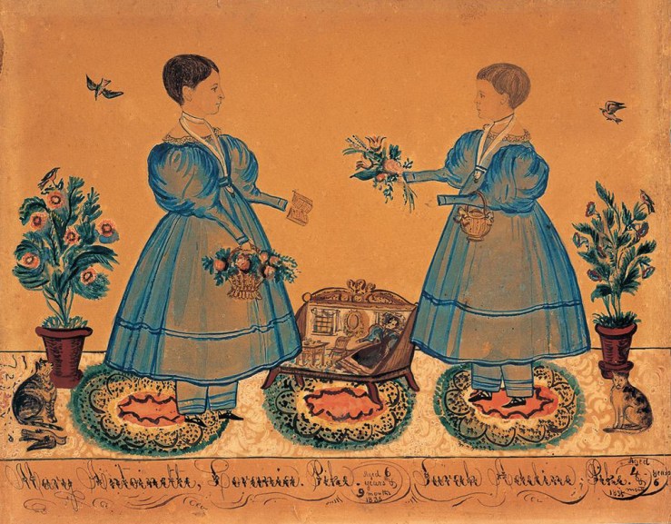 Mary Antoinette Lorania Pike and Sarah Adeline Pike