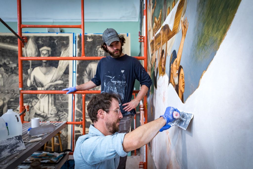 Haywood Street fresco