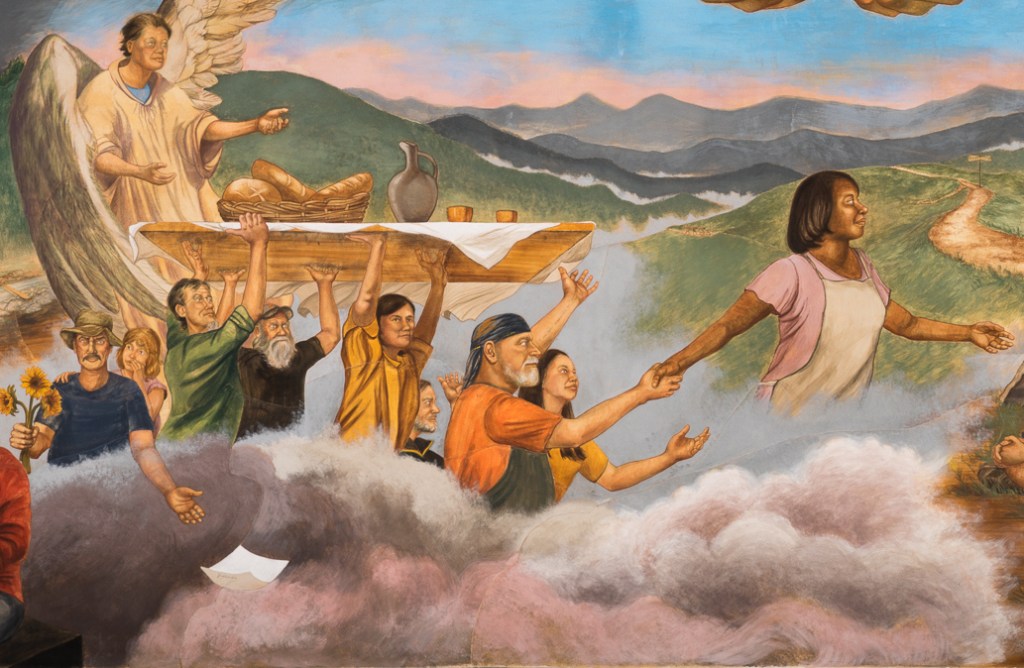 Haywood Street fresco (detail)