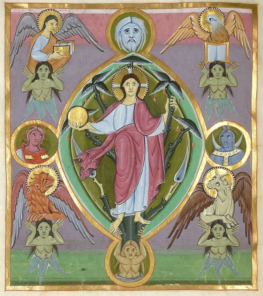 Christ in Glory (Gospel-book of Bamberg Cathedral)