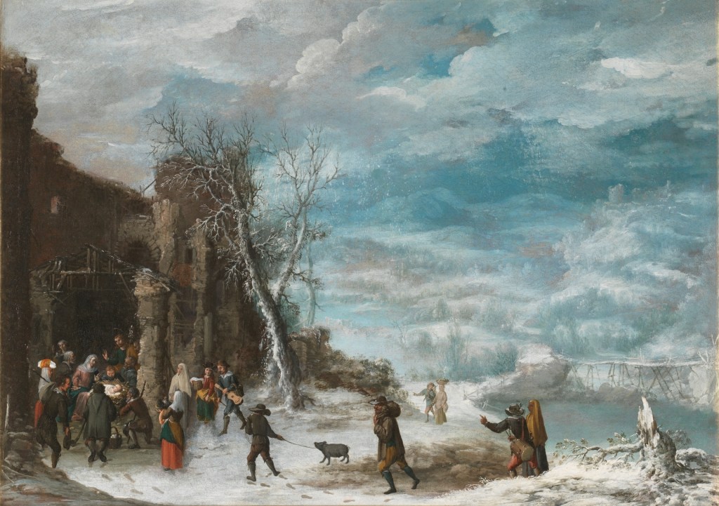 Collantes, Francisco_Winter Landscape with the Adoration of the Shepherds