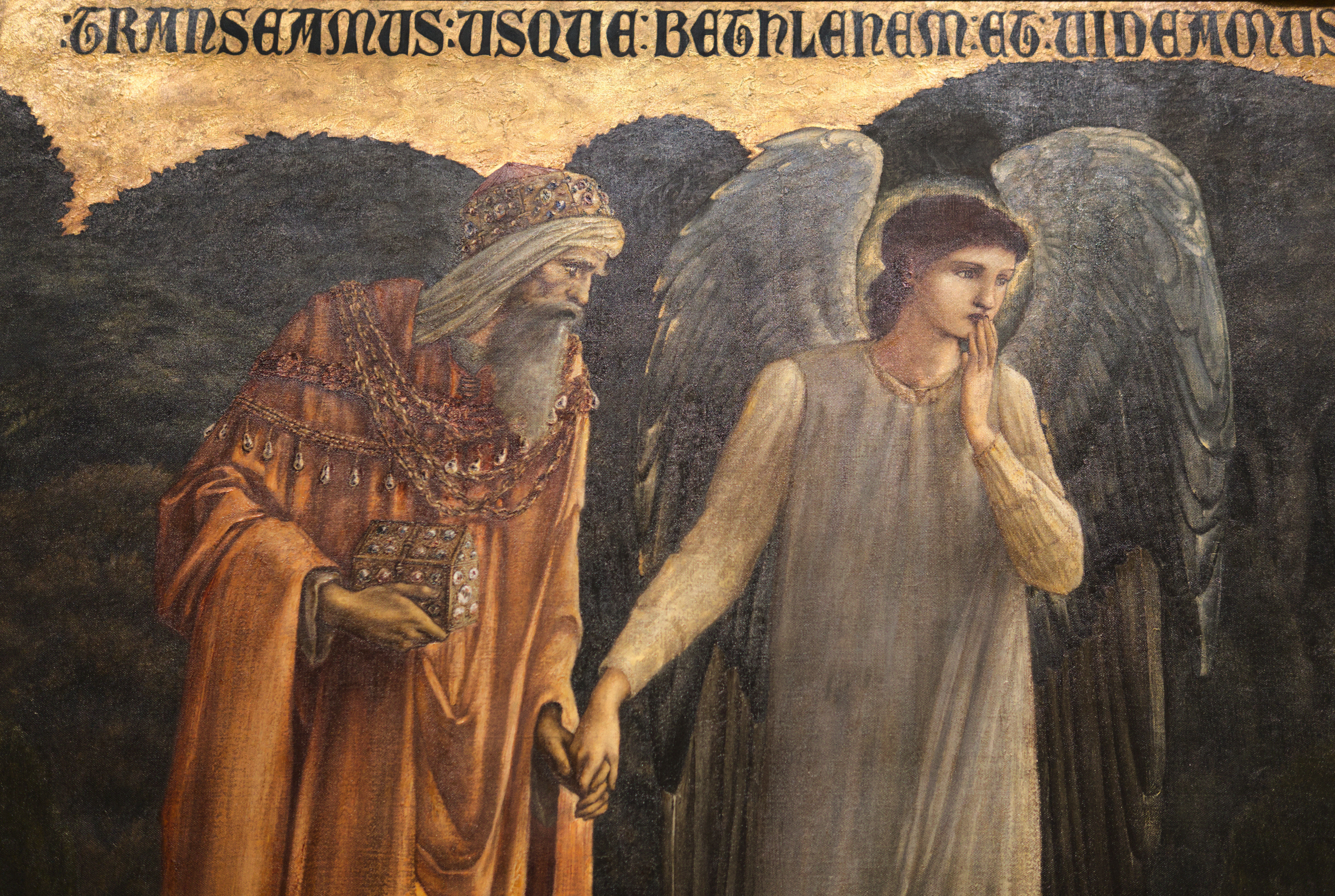 Burne-Jones, Edward_The King and the Shepherd (detail, king)