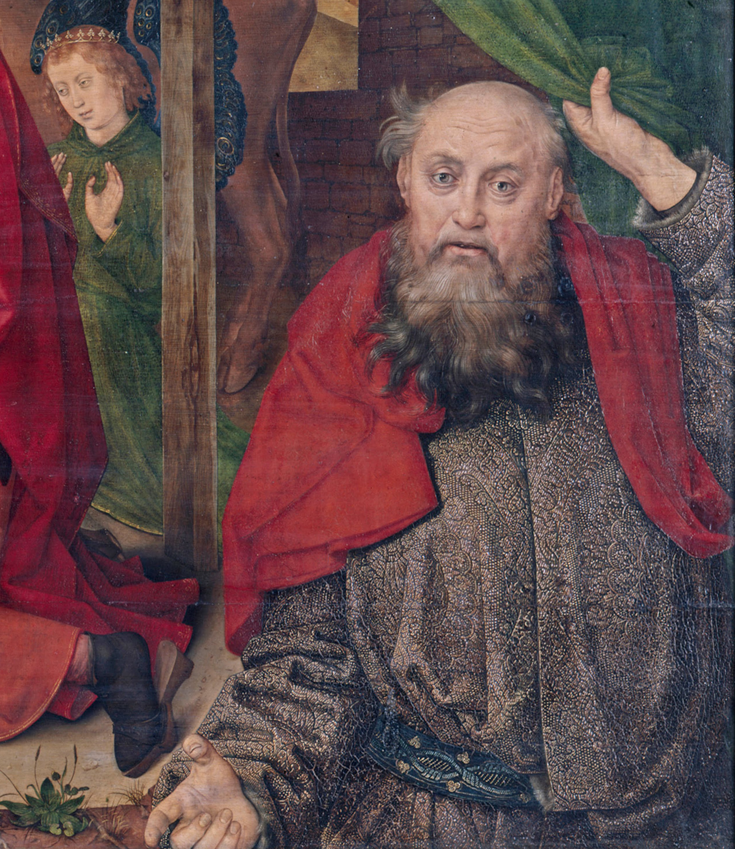 van der Goes, Hugo_Adoration of the Shepherds (detail, Jeremiah)