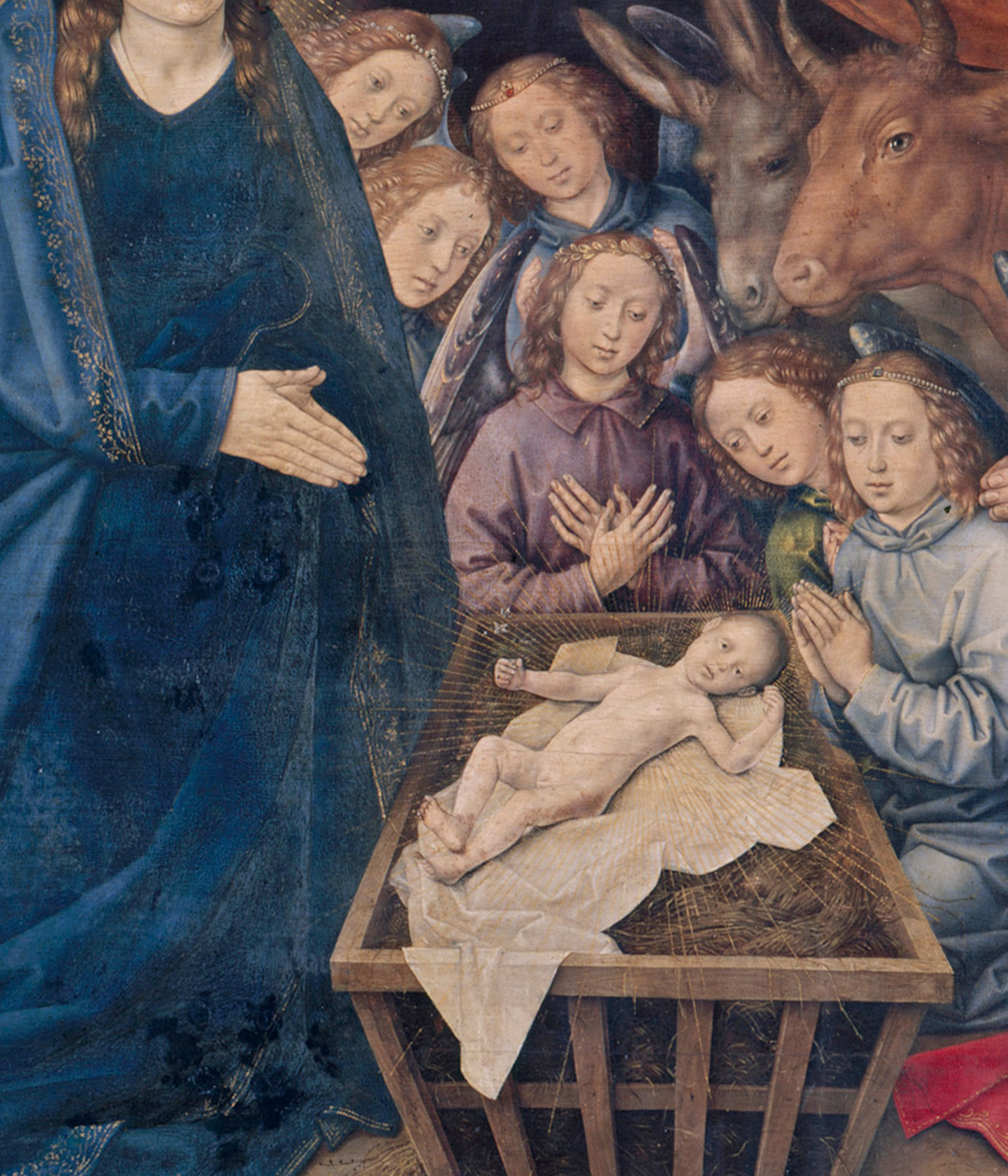 van der Goes, Hugo_Adoration of the Shepherds (detail, Jesus)