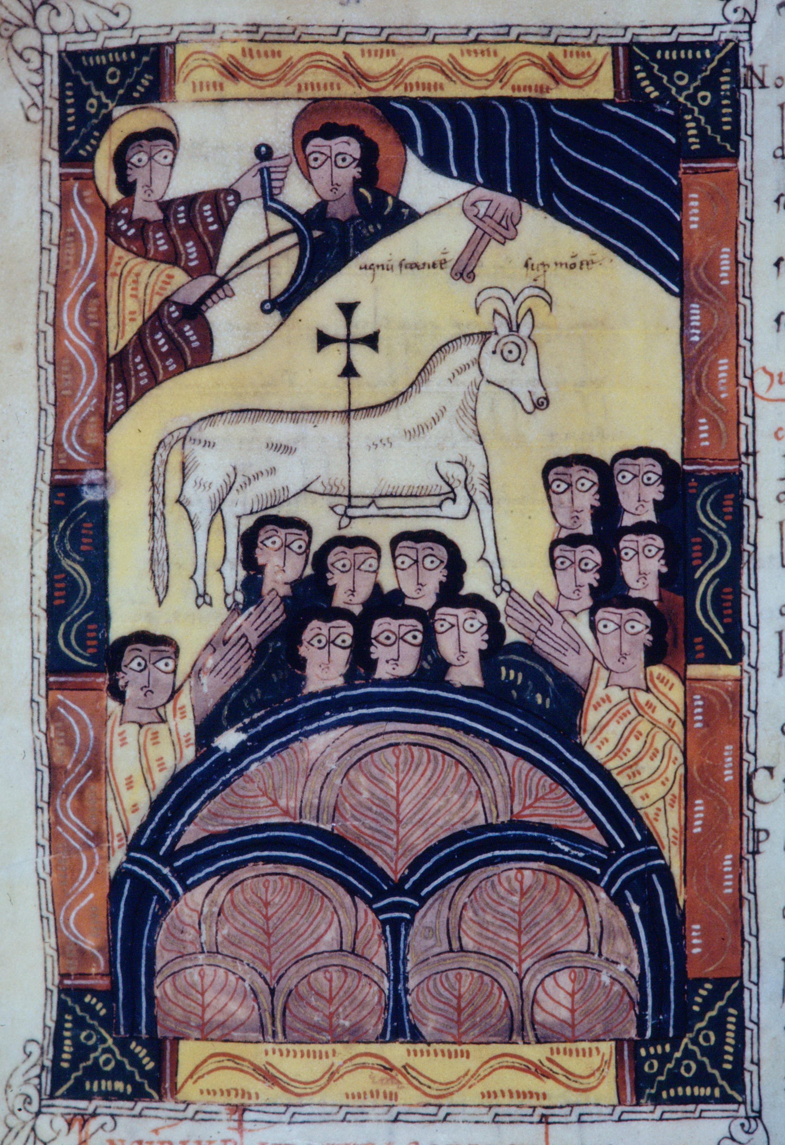 Adoration of the Lamb (Escorial Beatus)