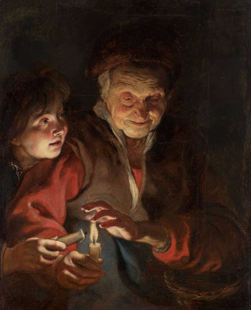 Rubens, Peter Paul_Old Woman and a Boy with Candles