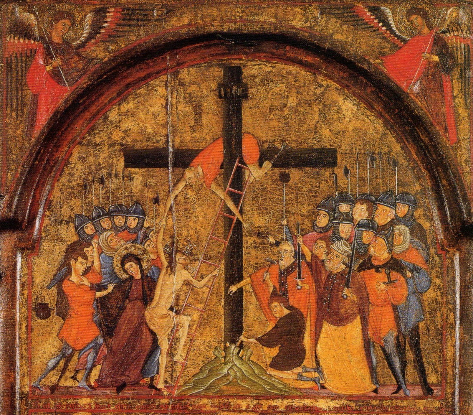 Christ Mounting the Cross (Wellesley panel)