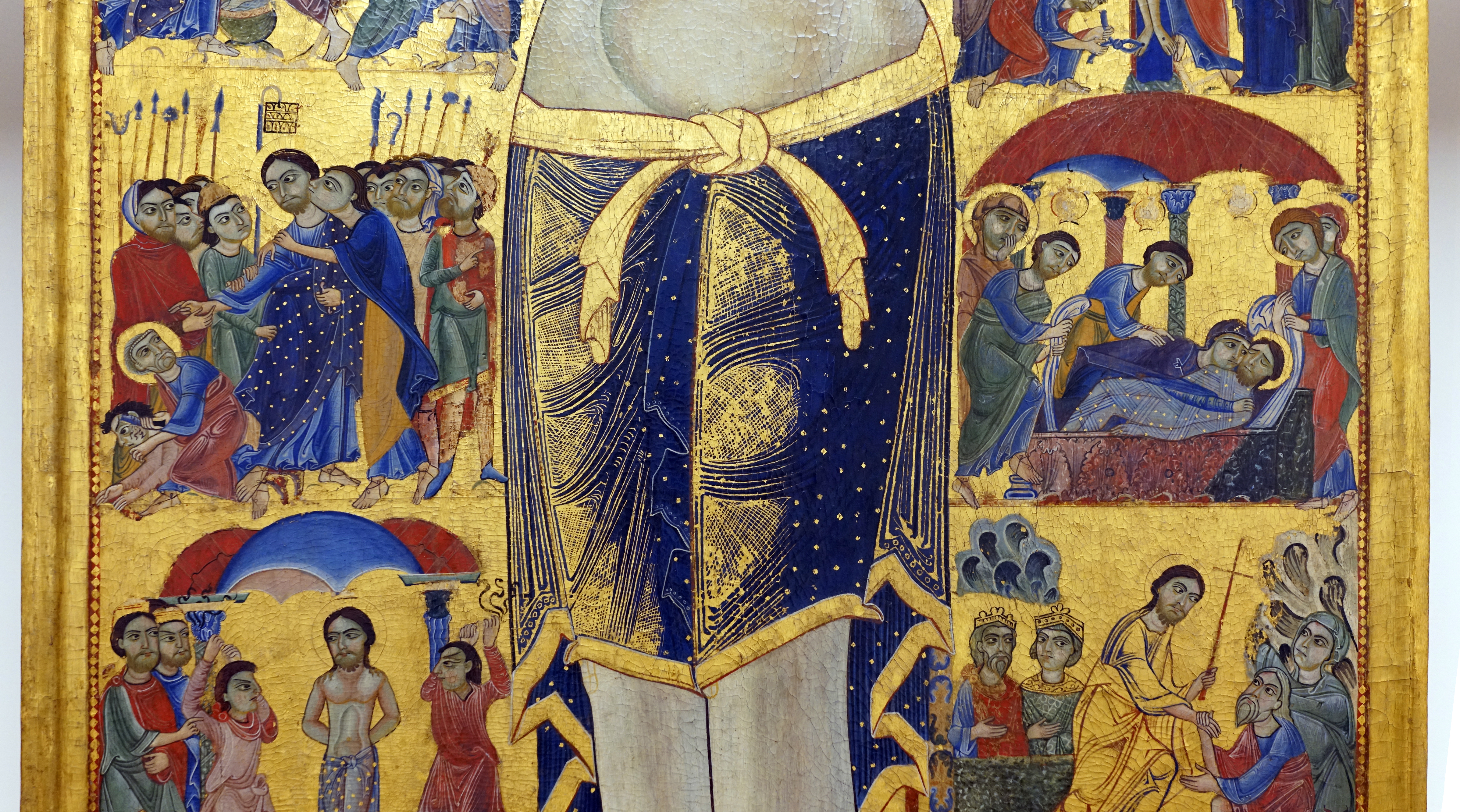 Painted cross, Pisa (detail)