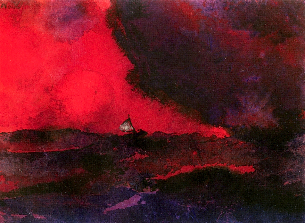 Nolde, Emil_Dark Red Sea