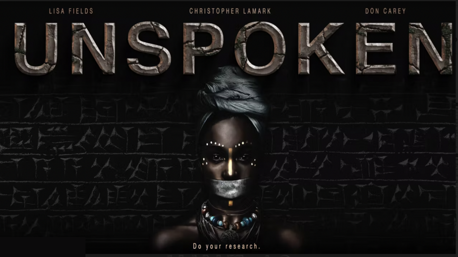 Unspoken movie poster
