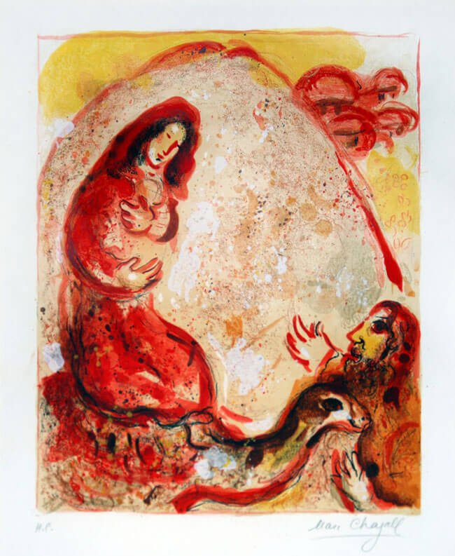 Chagall, Marc_Rachel Hides Her Father's Household Gods