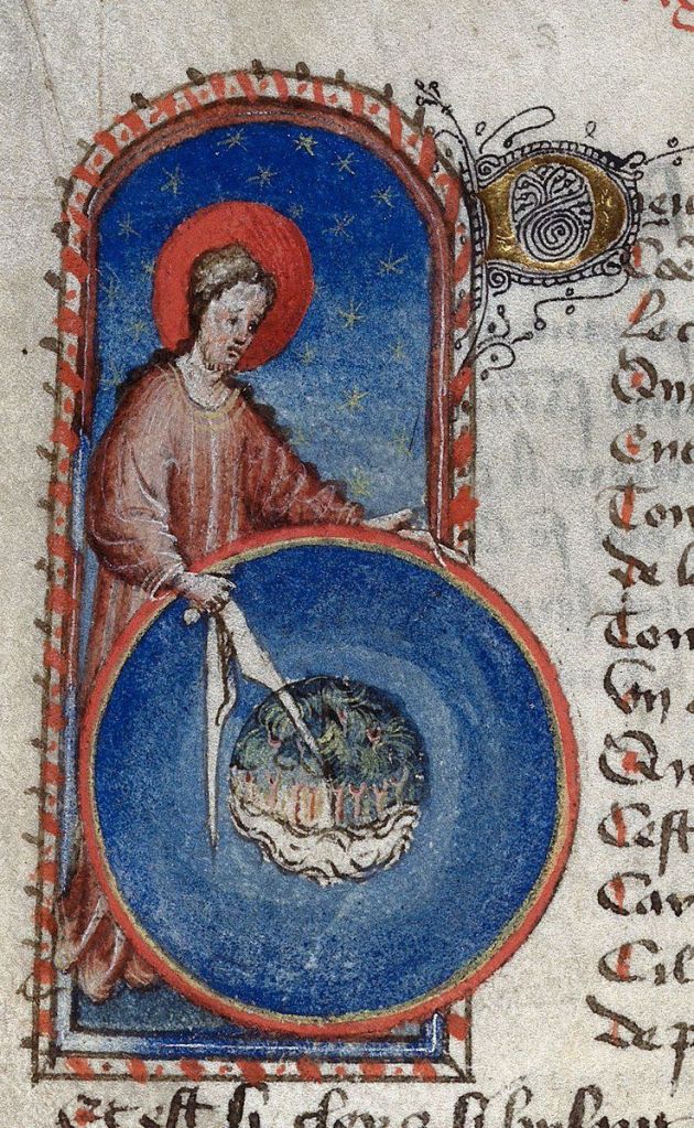 God with compass (BL Harley MS 334)