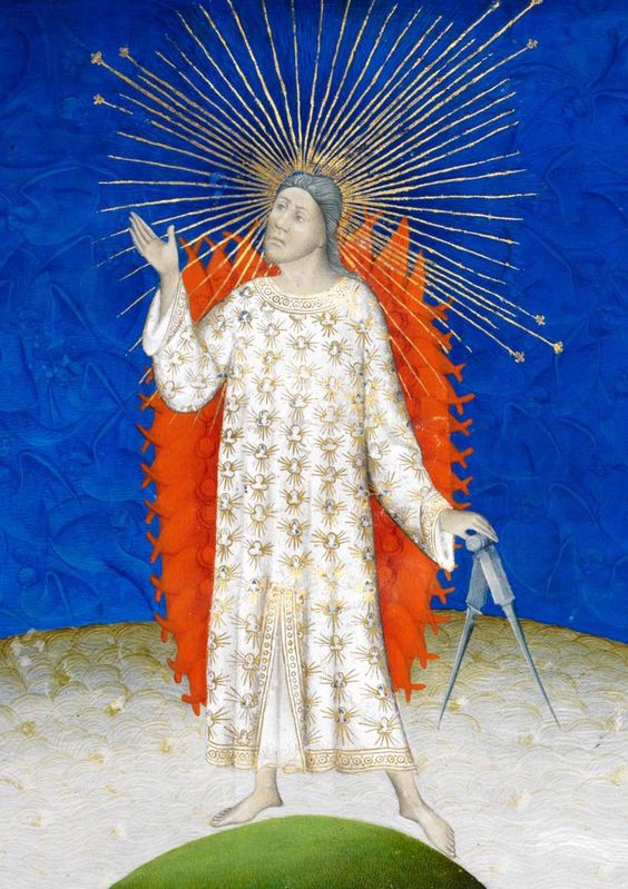 God with compass (BL Royal 19 D III)