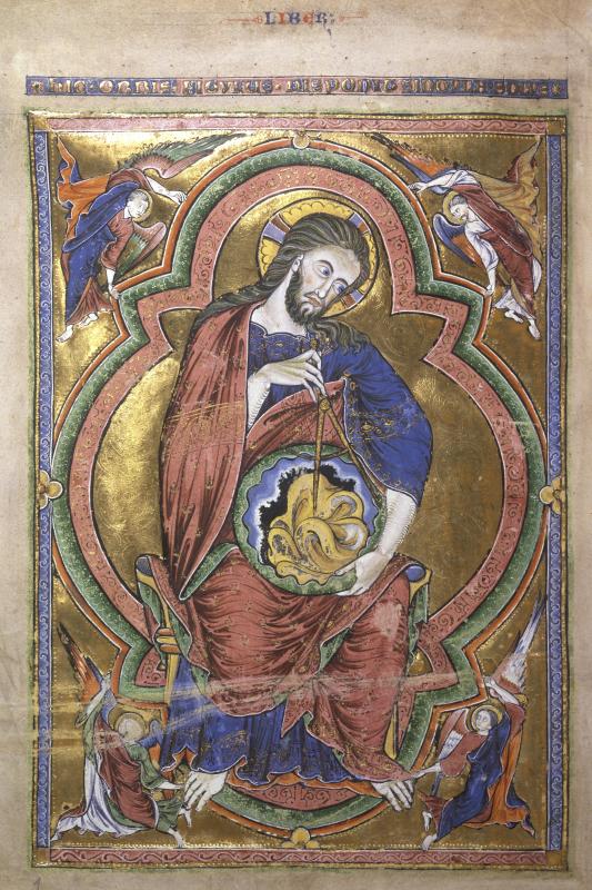 God with compass (ONB Cod. 1179)