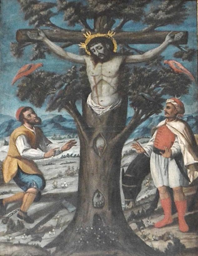 Christ of the Oak with Muslim and Jew