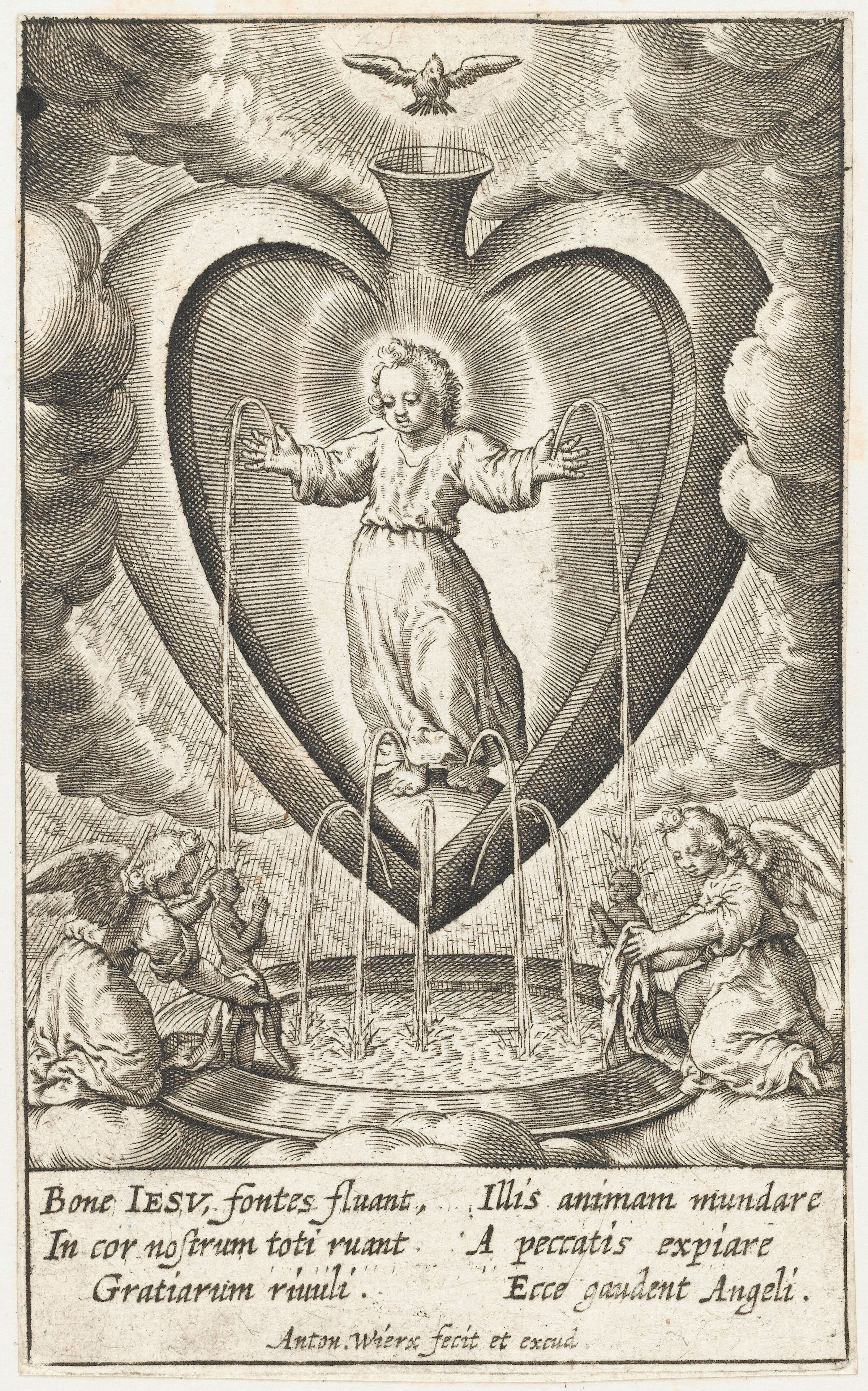 Jesus the Living Fountain in the heart