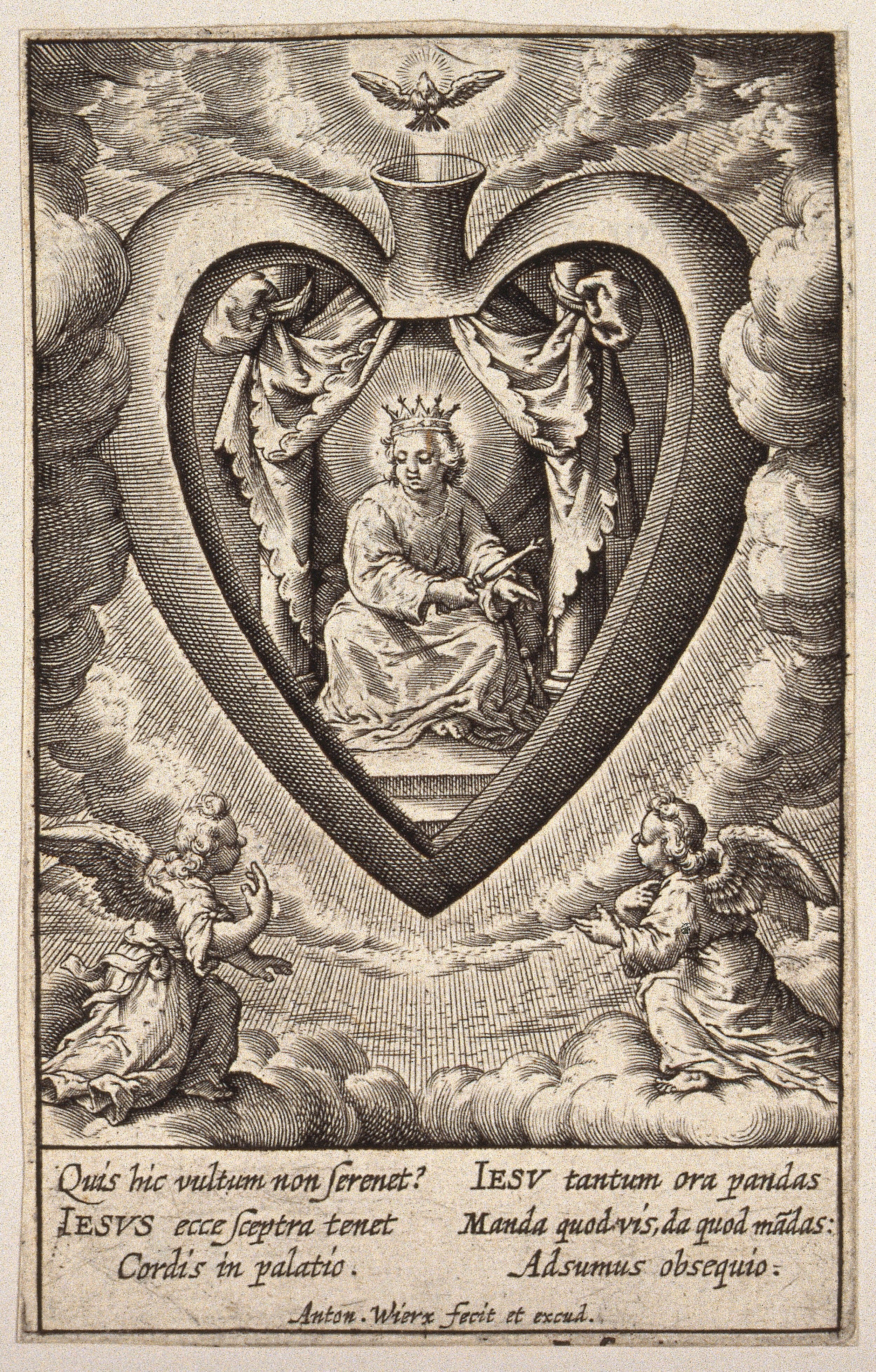 Jesus on the throne of the heart