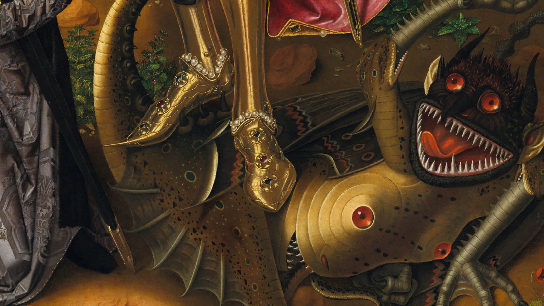 Bermejo, Bartolome_St. Michael (detail)