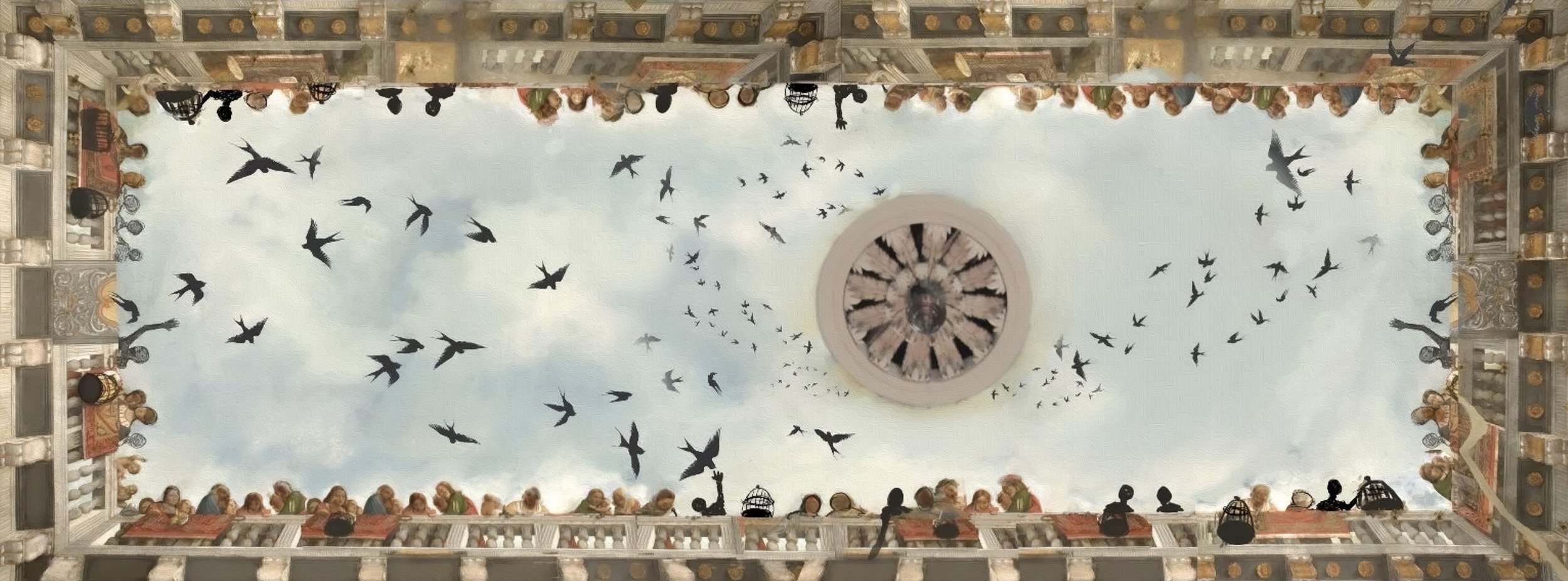 Rosales, Harmonia_King's Chapel ceiling mural