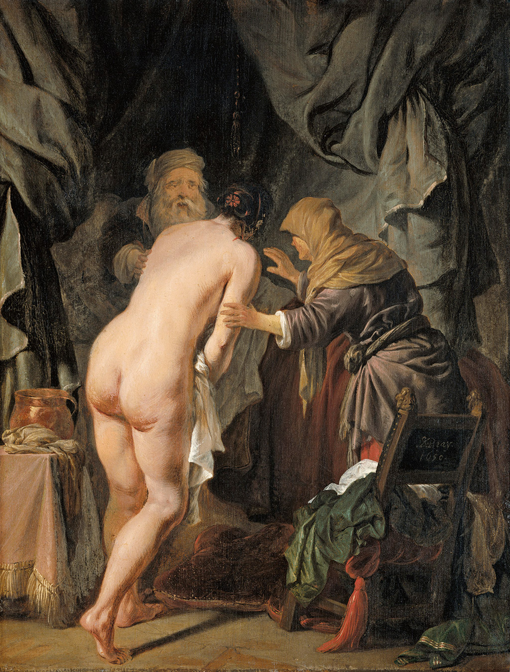 Salomon de Bray_Hagar Brought to Abraham by Sarah