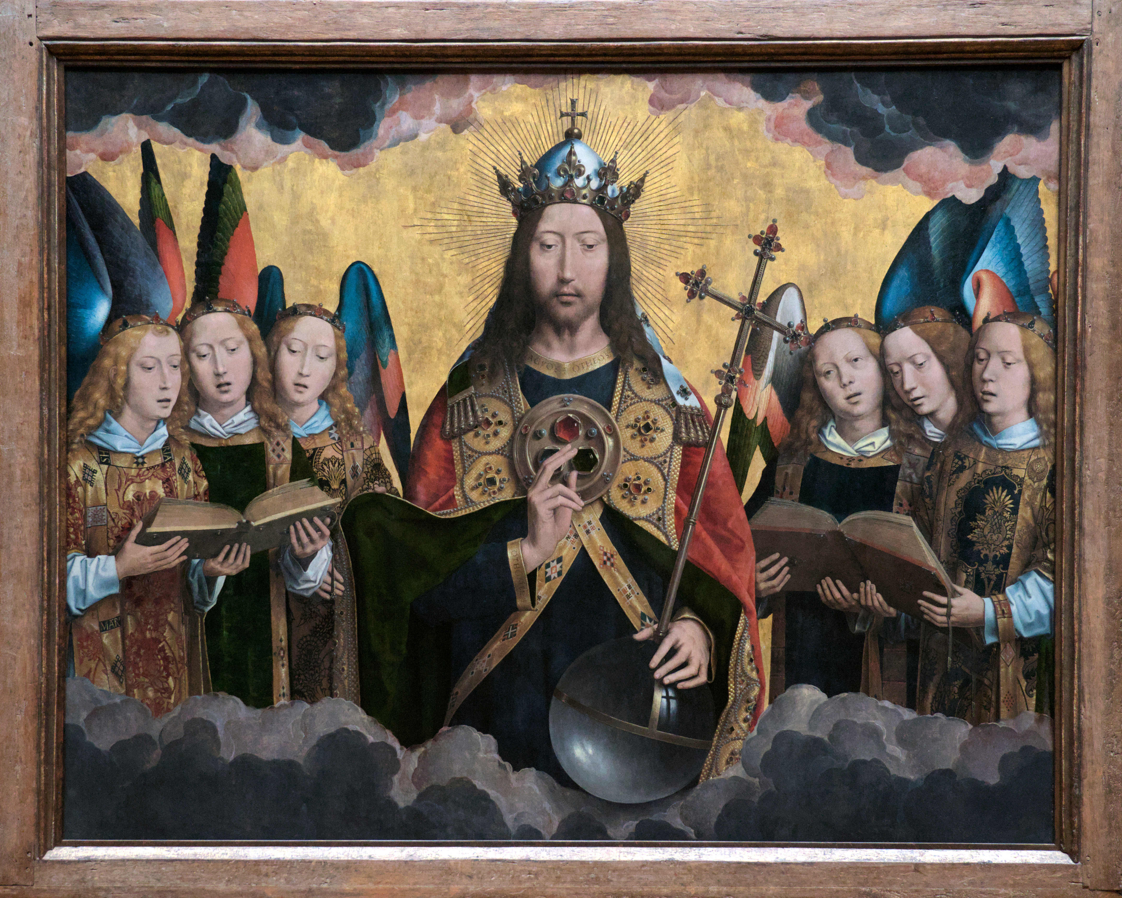 Memling, Hans_God the Father with Singing Angels