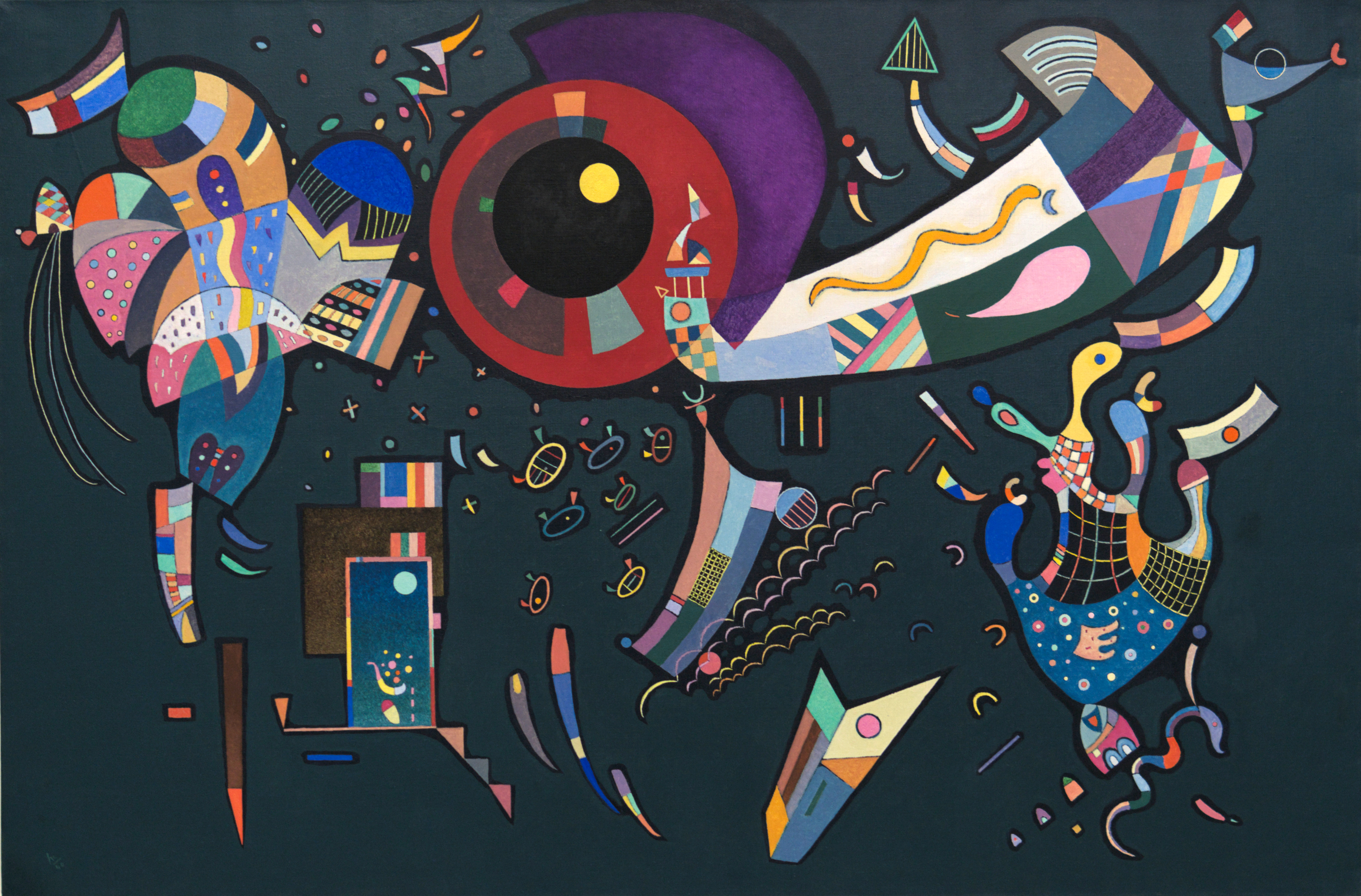 Kandinsky, Wassily_Around the Circle