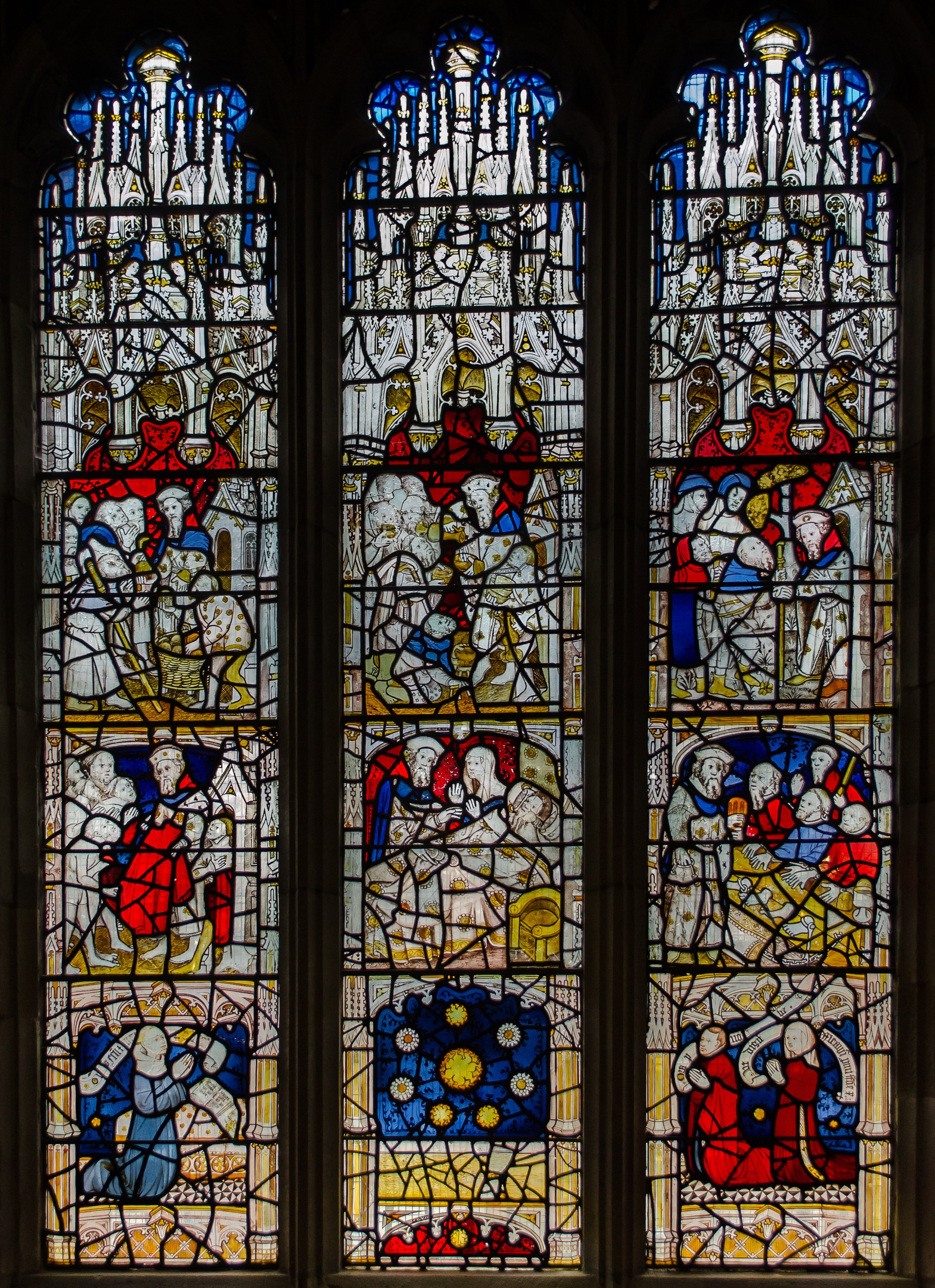 Works of Mercy (York stained glass)