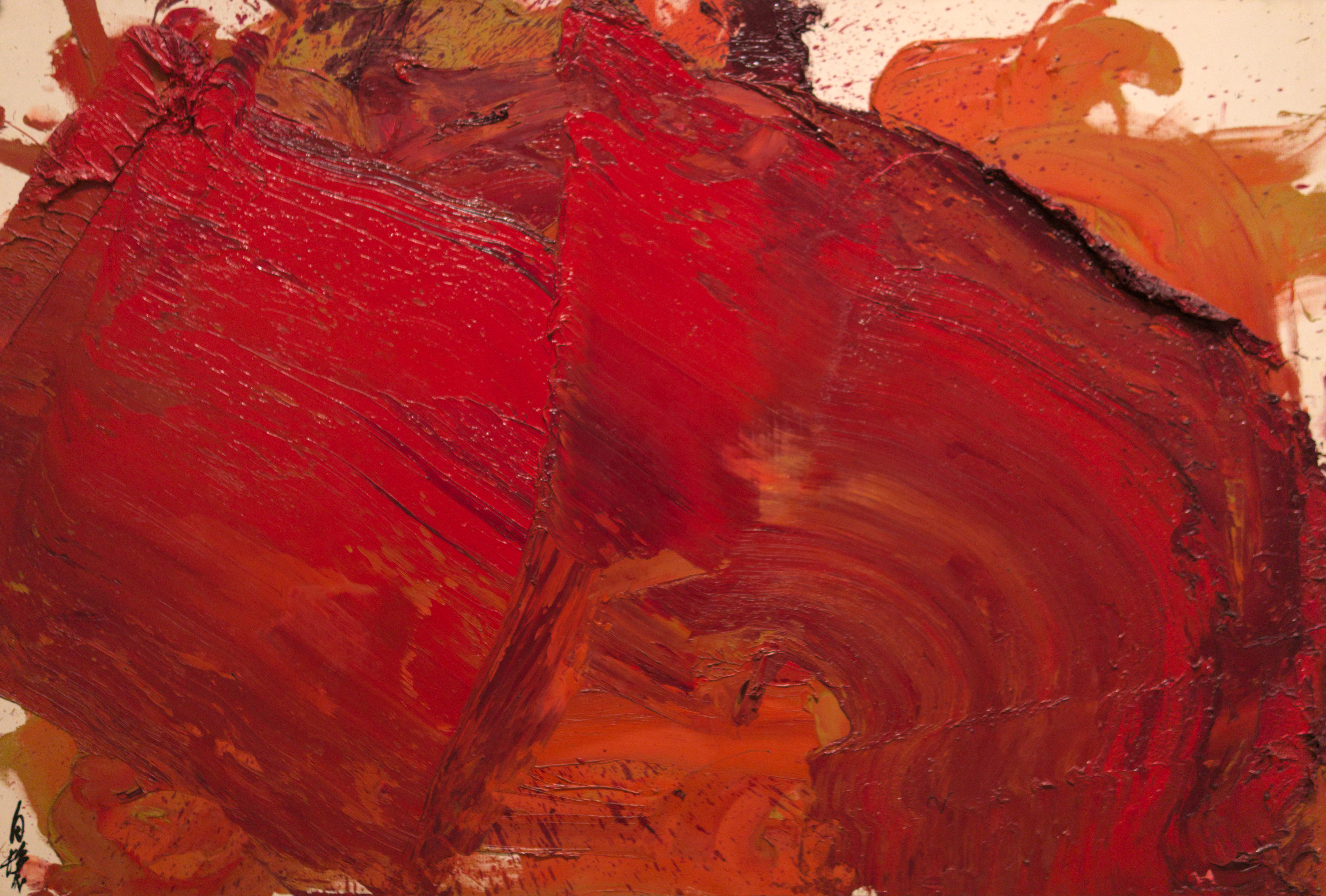 Kazuo Shiraga painting