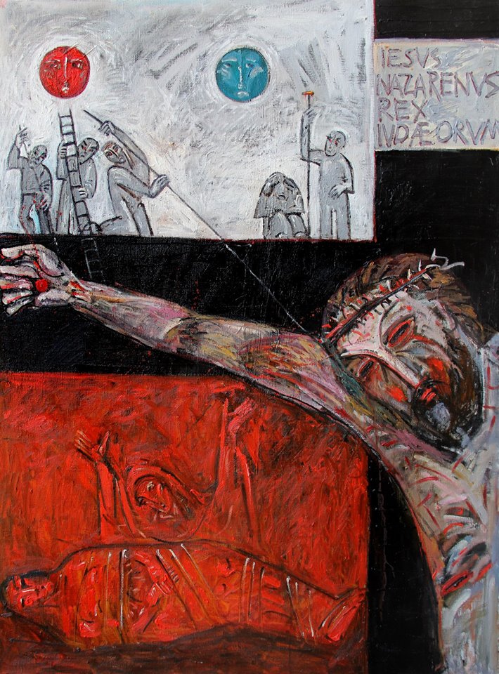 Lozynsky, Ostap_Passion triptych (Crucifixion)