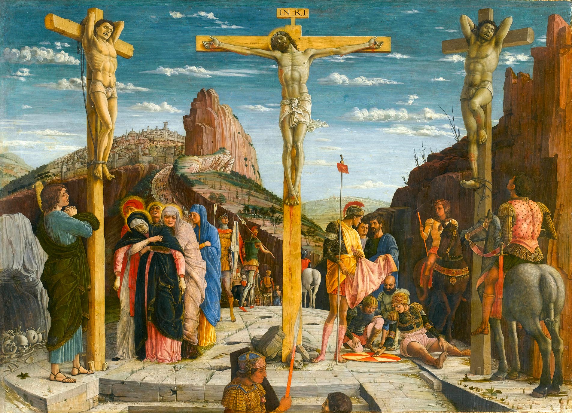 Mantegna, Andrea_Crucifixion (San Zeno Altarpiece)