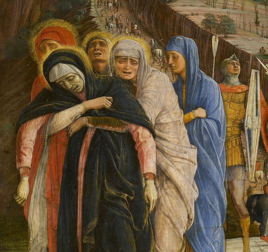 Mantegna, Crucifixion detail