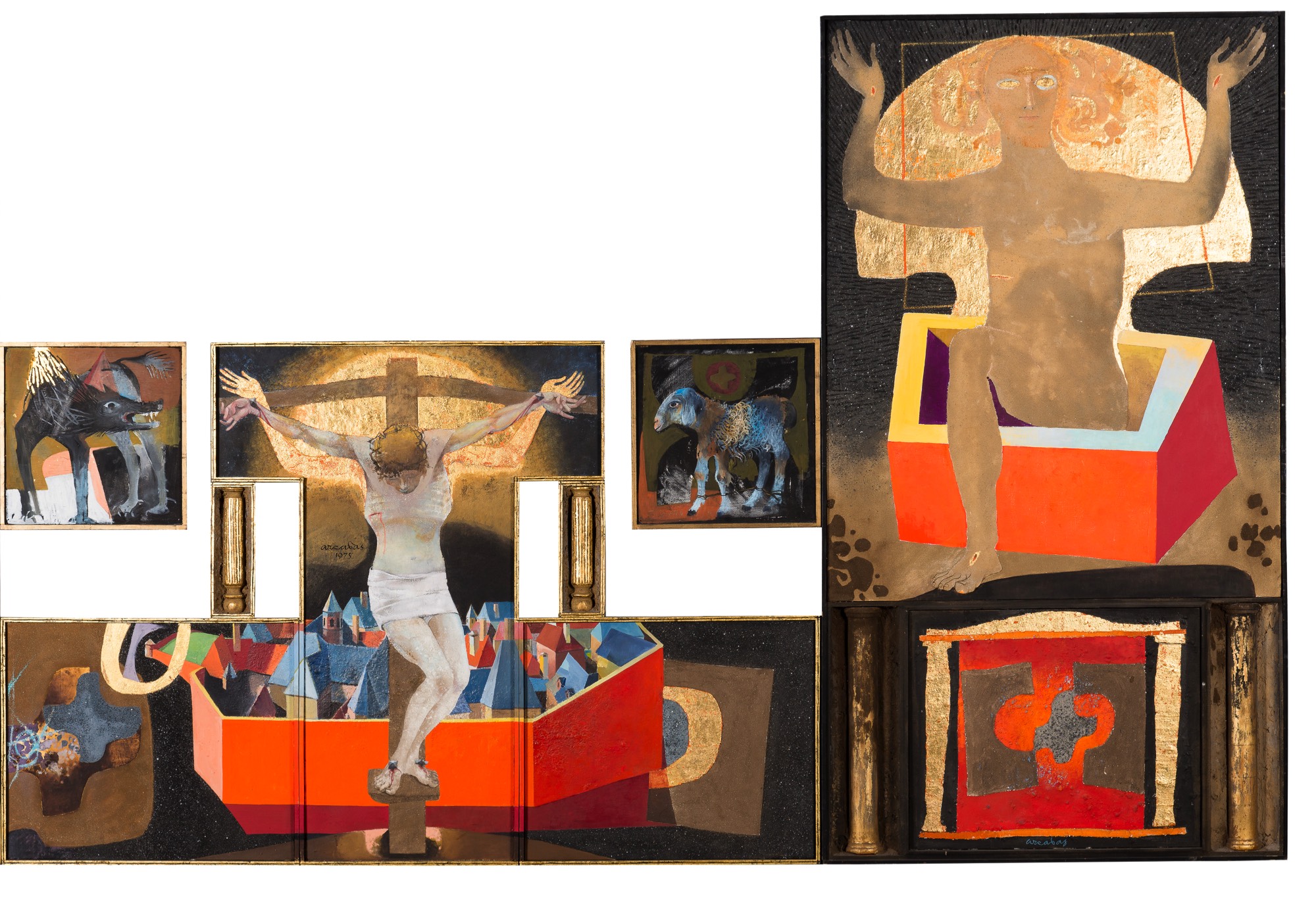 Arcabas_Crucifixion and Resurrection