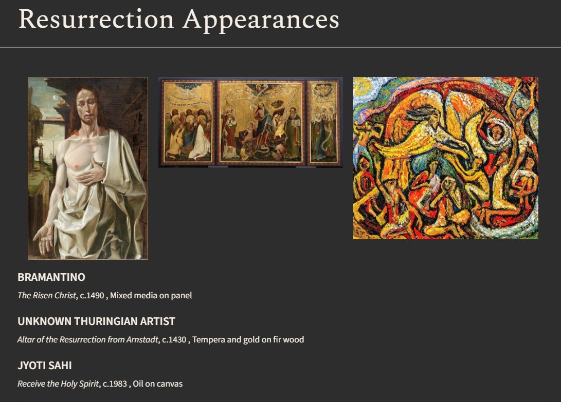 Resurrection Appearances screenshot