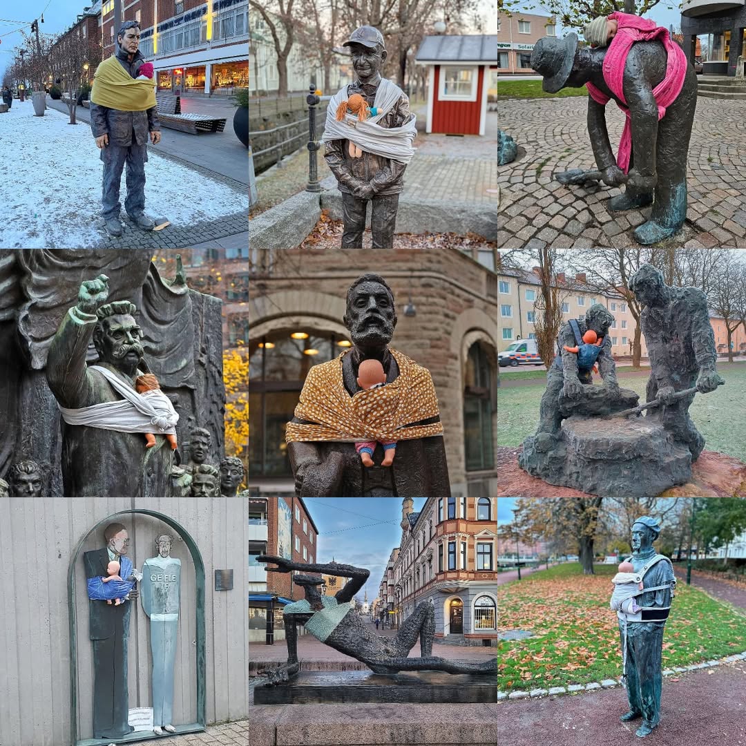 Dad statues