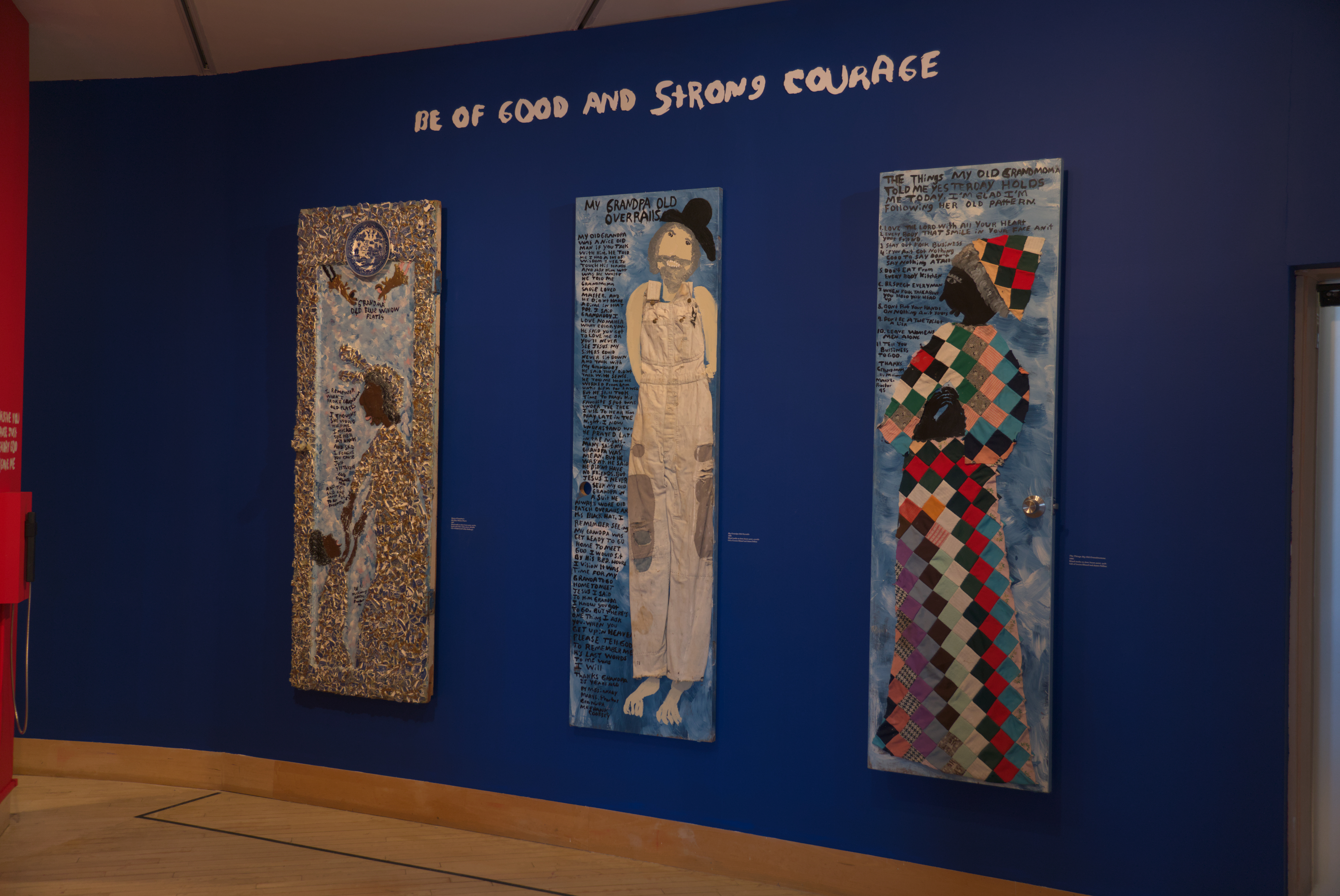 Exhibition view, The Strength to Be Joyful