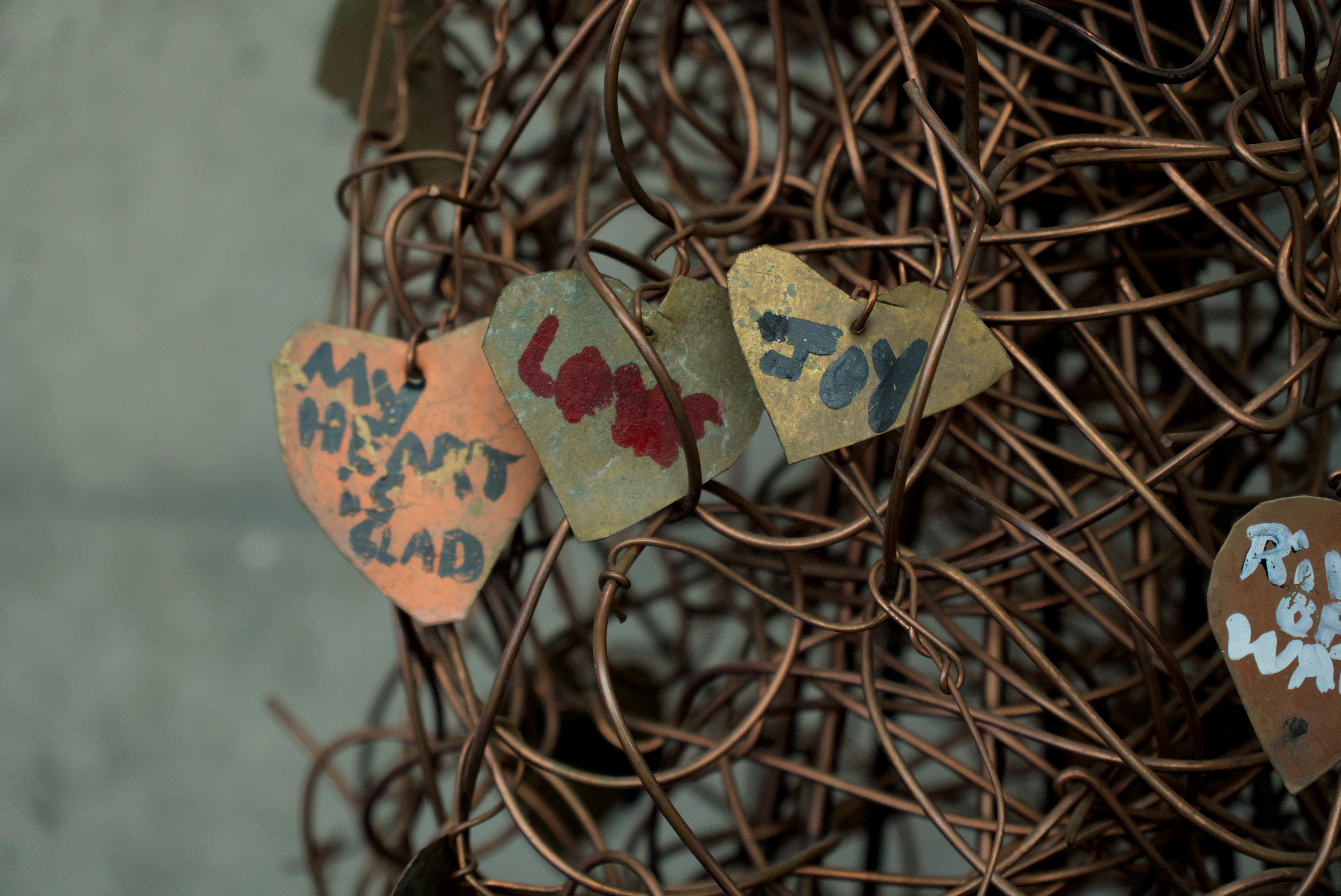Woman with Hearts (detail)