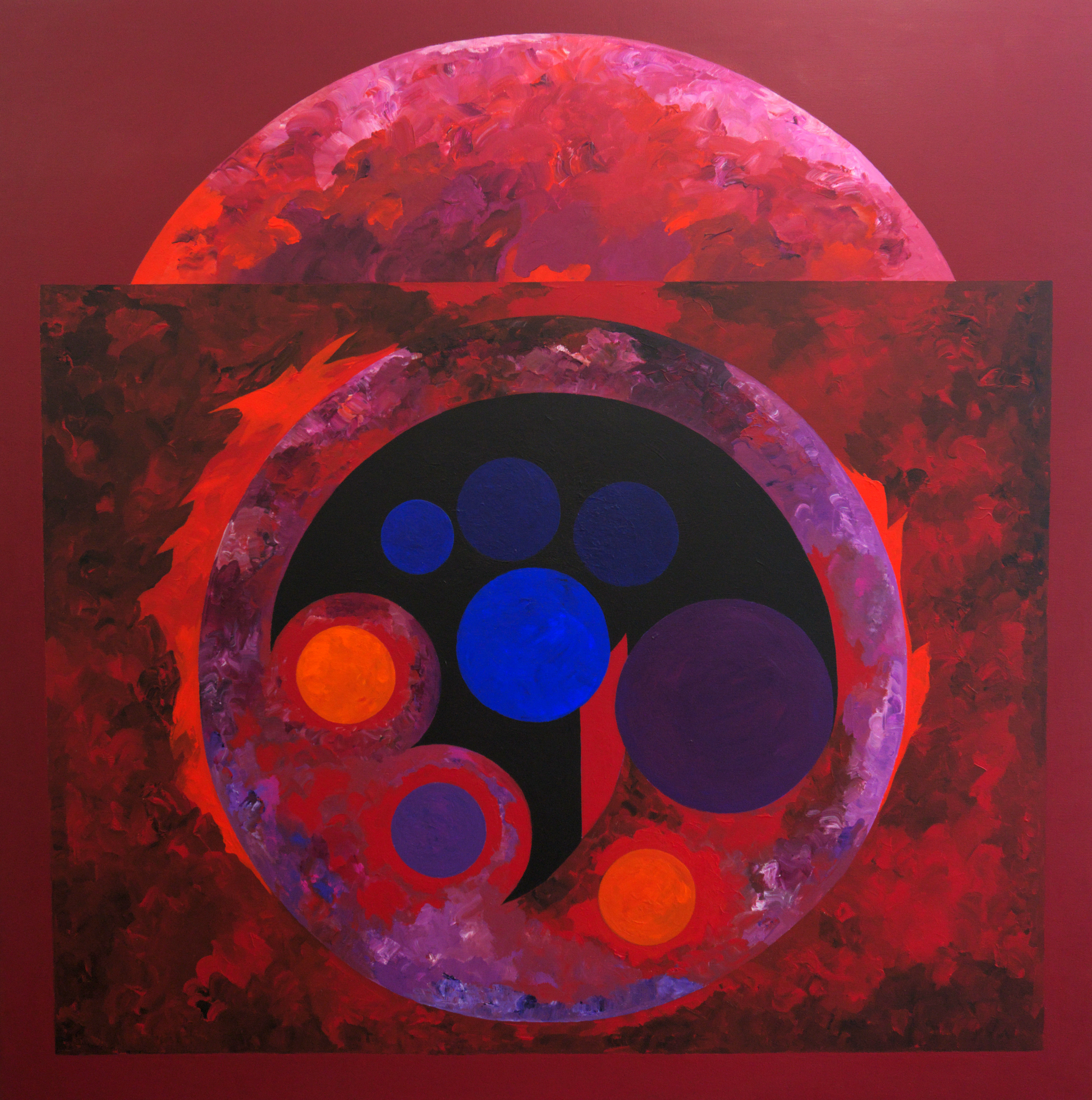 Sonia Gechtoff_Celestial Red