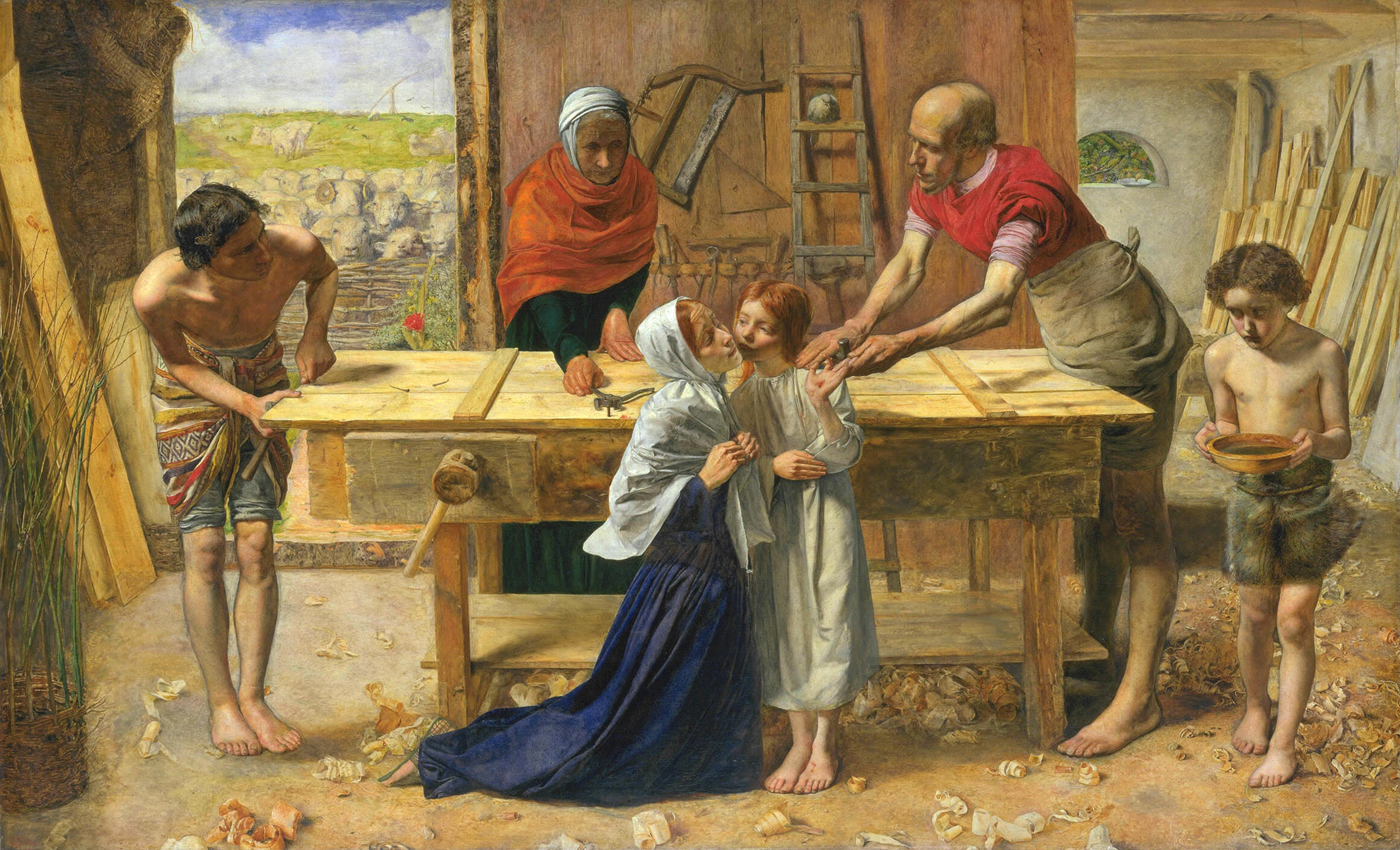 Millais, John Everett_Christ in the House of His Parents