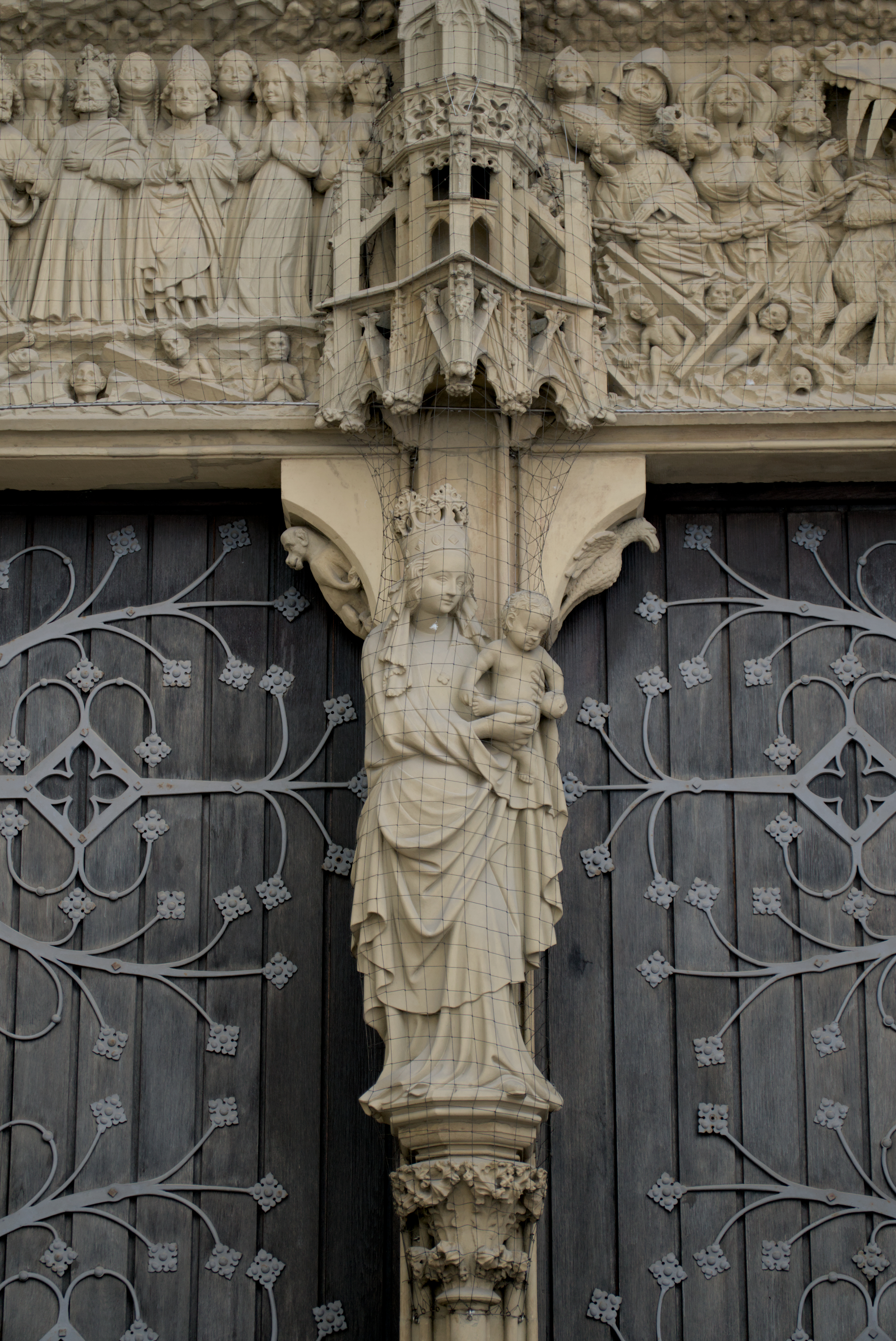 Copy: Virgin and Child, ca. 1441, from the west portal of the Marienkapelle