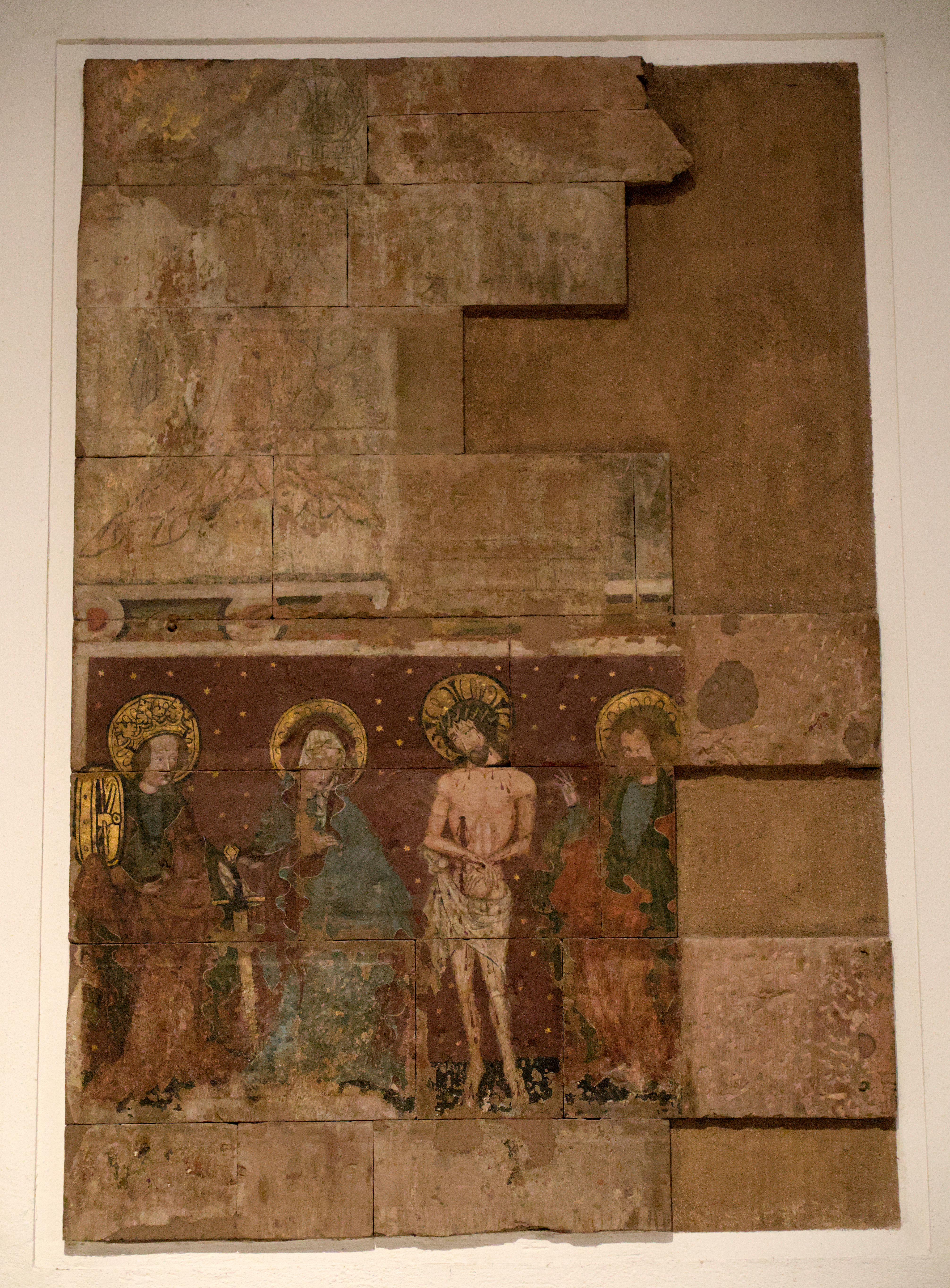 Christ with saints